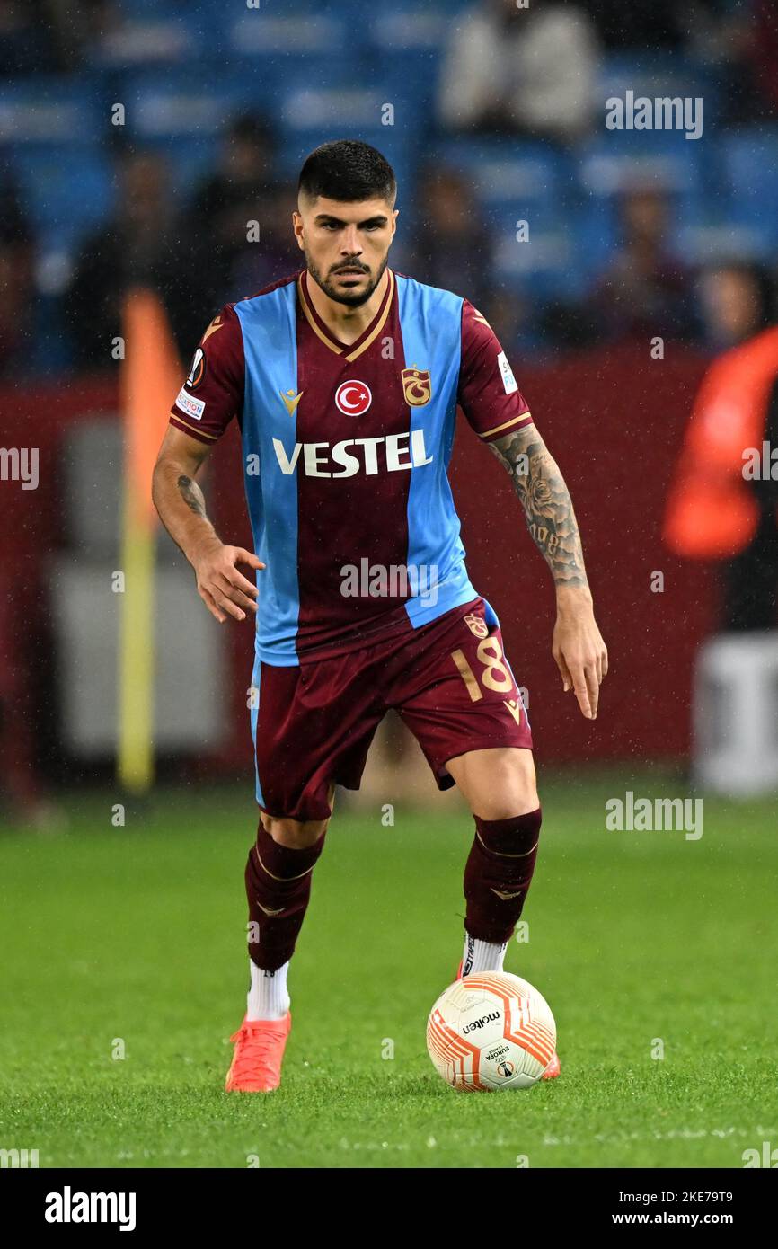 TRABZON - Mats Knoester of Ferencvaros TC during the UEFA Europa League  Group H match between Trabzonspor AS and Ferencvaros at Senol Gunes Stadium  on November 3, 2022 in Trabzon, Turkey. ANP