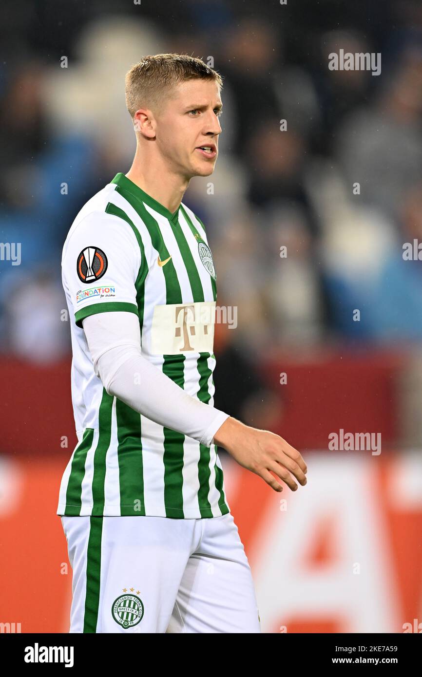 TRABZON - Mats Knoester of Ferencvaros TC during the UEFA Europa League  Group H match between Trabzonspor AS and Ferencvaros at Senol Gunes Stadium  on November 3, 2022 in Trabzon, Turkey. ANP