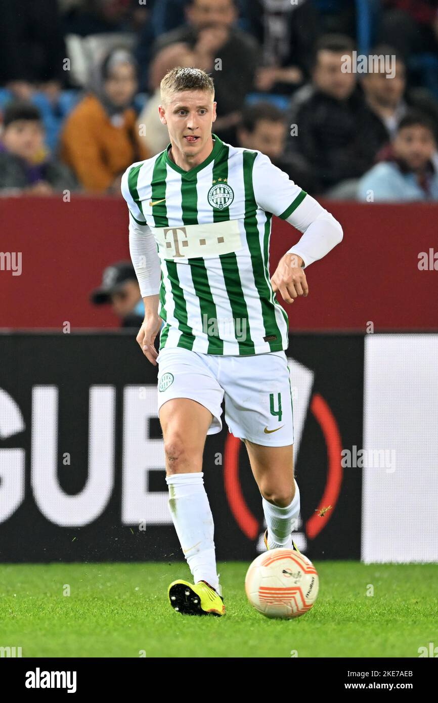 TRABZON - Mats Knoester of Ferencvaros TC during the UEFA Europa League  Group H match between Trabzonspor AS and Ferencvaros at Senol Gunes Stadium  on November 3, 2022 in Trabzon, Turkey. ANP