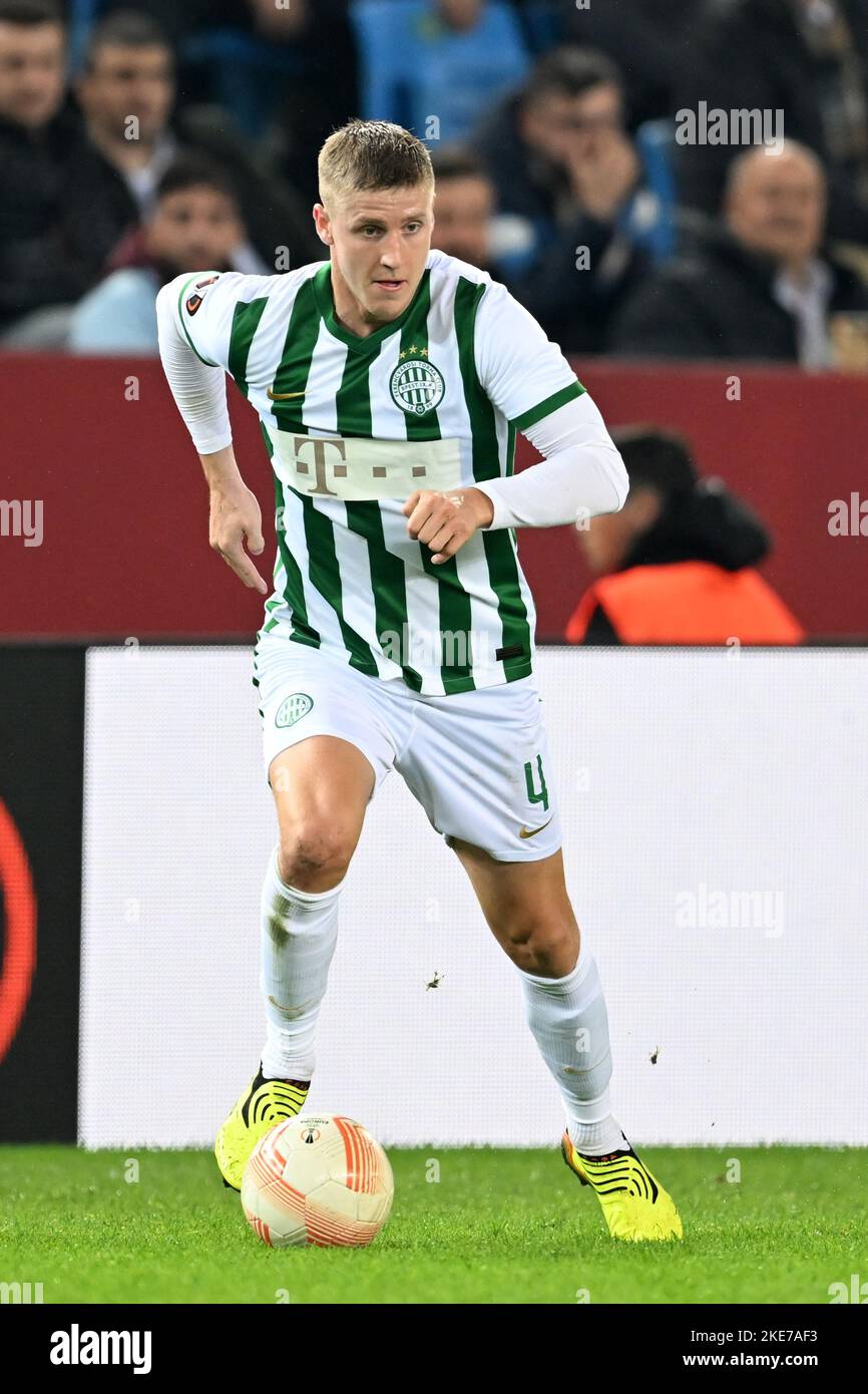 TRABZON - Anderson Esiti of Ferencvaros TC during the UEFA Europa League  Group H match between Trabzonspor AS and Ferencvaros at Senol Gunes Stadium  on November 3, 2022 in Trabzon, Turkey. ANP