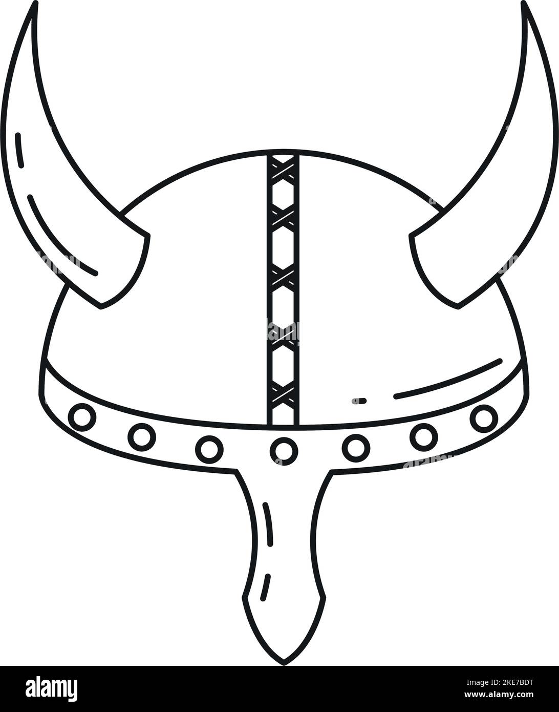 Isolated helmet medieval weapon icon Vector Stock Vector Image &amp; Art ...