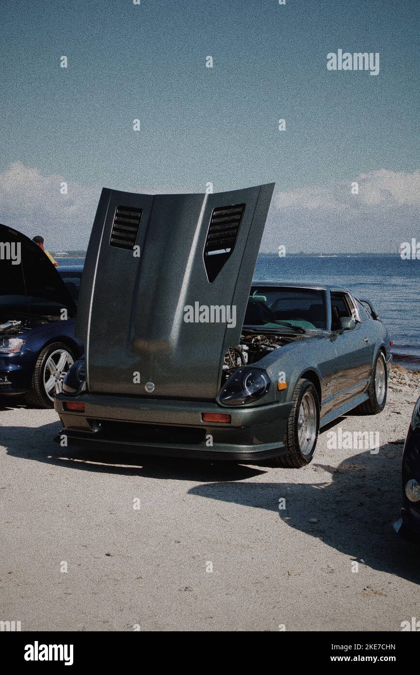 Datsun Z at the Beach Stock Photo
