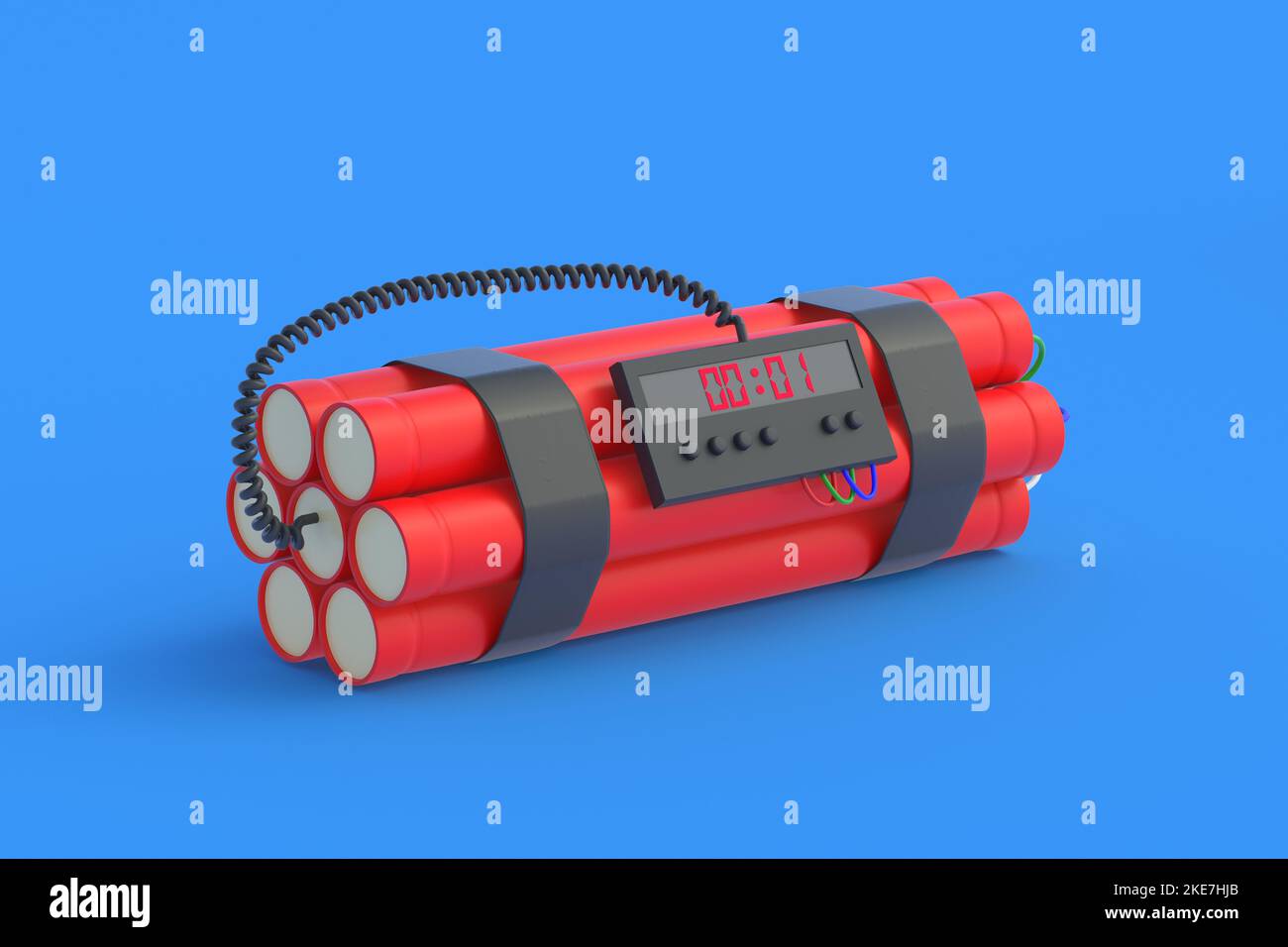 Tnt dynamite red bomb timer hires stock photography and images Alamy