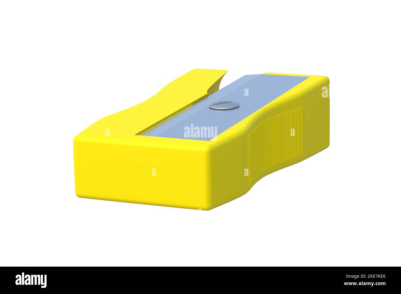 Pencil sharpener isolated on white background. 3d render Stock Photo ...