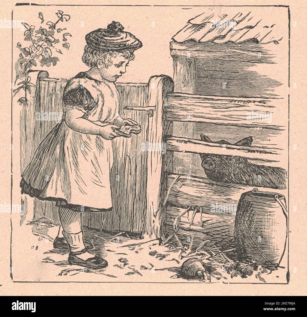 Girl fairy tale fairytale 19th century hi-res stock Girl fairy tale fairytale 19th century hi-res stock