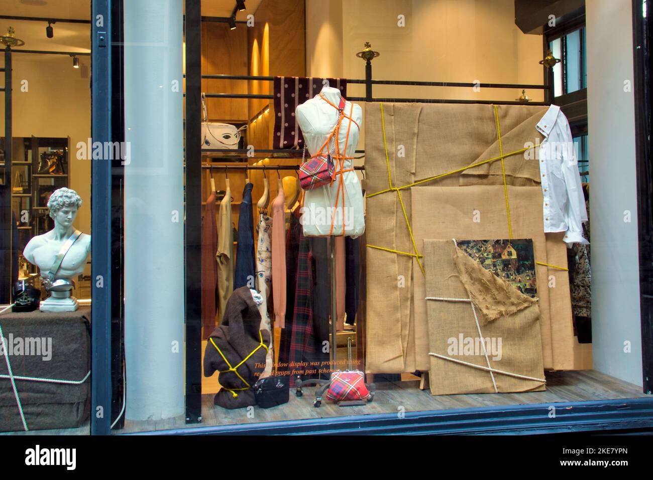 Vivienne Westwood designs iconic fashion store Glasgow, Scotland, UK