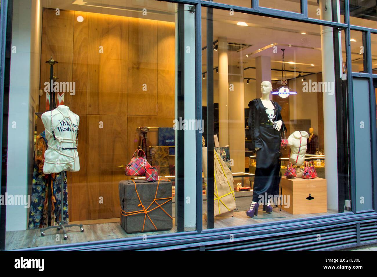 Vivienne Westwood designs iconic fashion store Glasgow, Scotland, UK ...