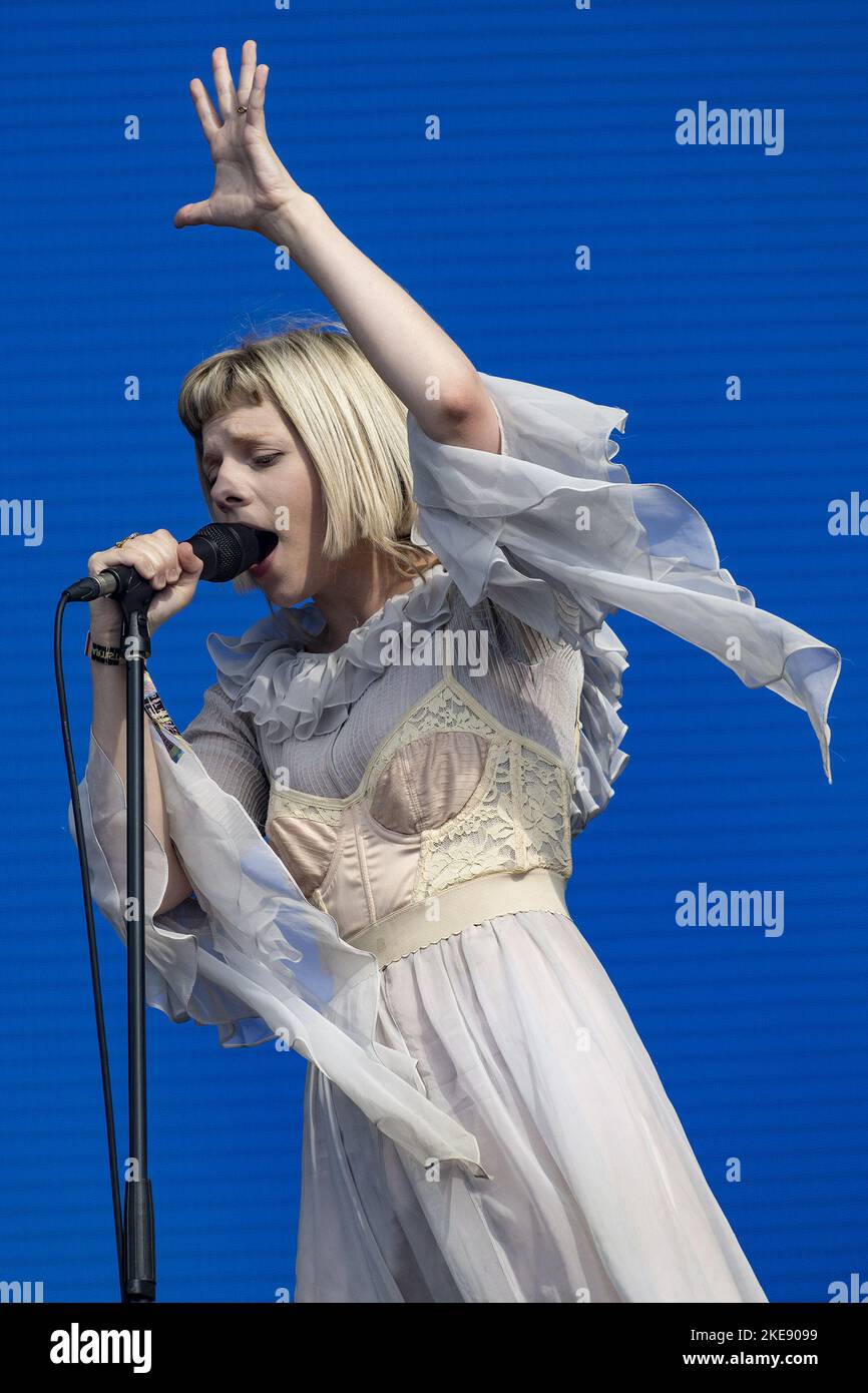 LONDON, ENGLAND Artists perform supporting Duran Duran on the closing