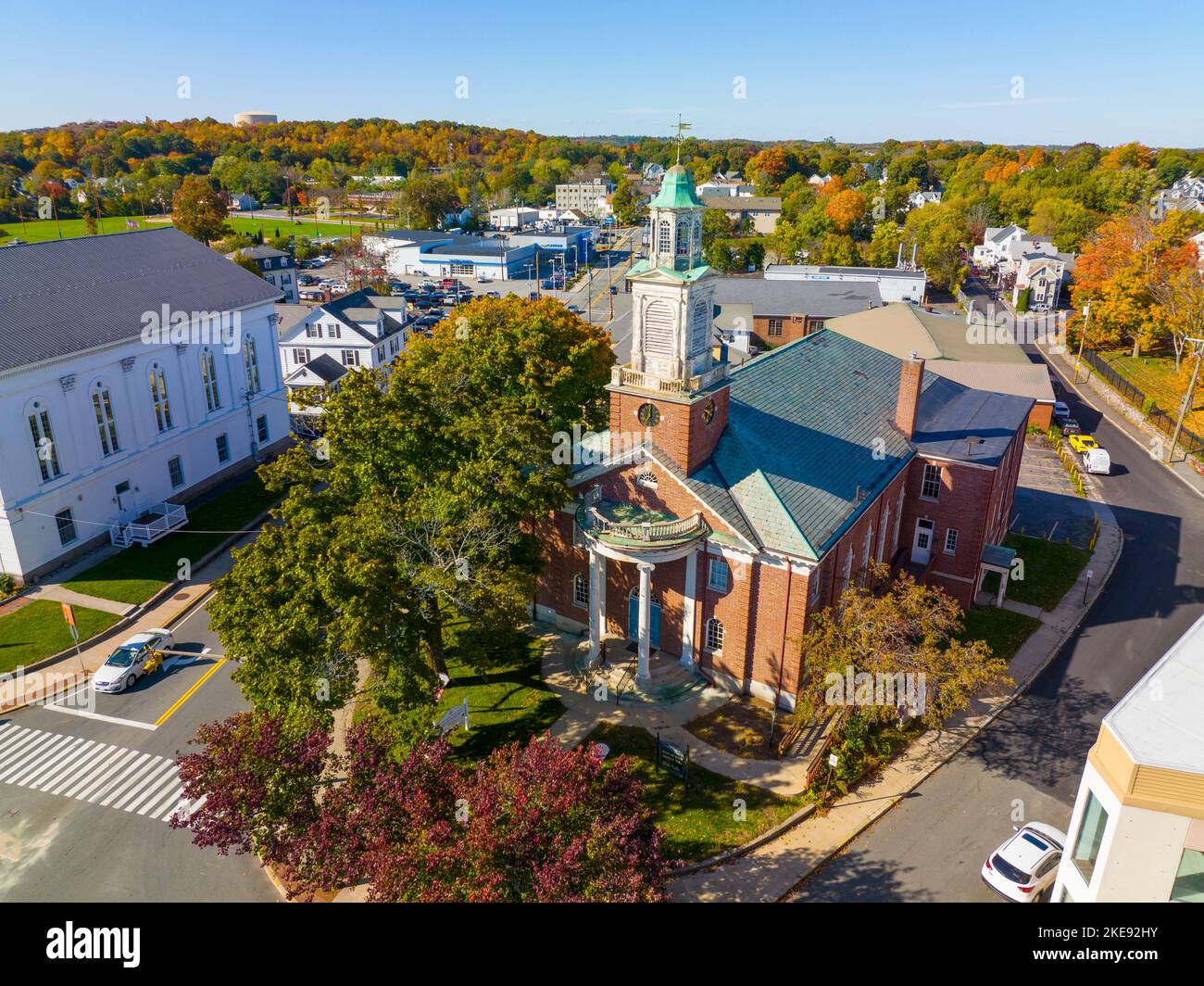 First Baptist Church in Woburn at 3 Winn Street in historic downtown