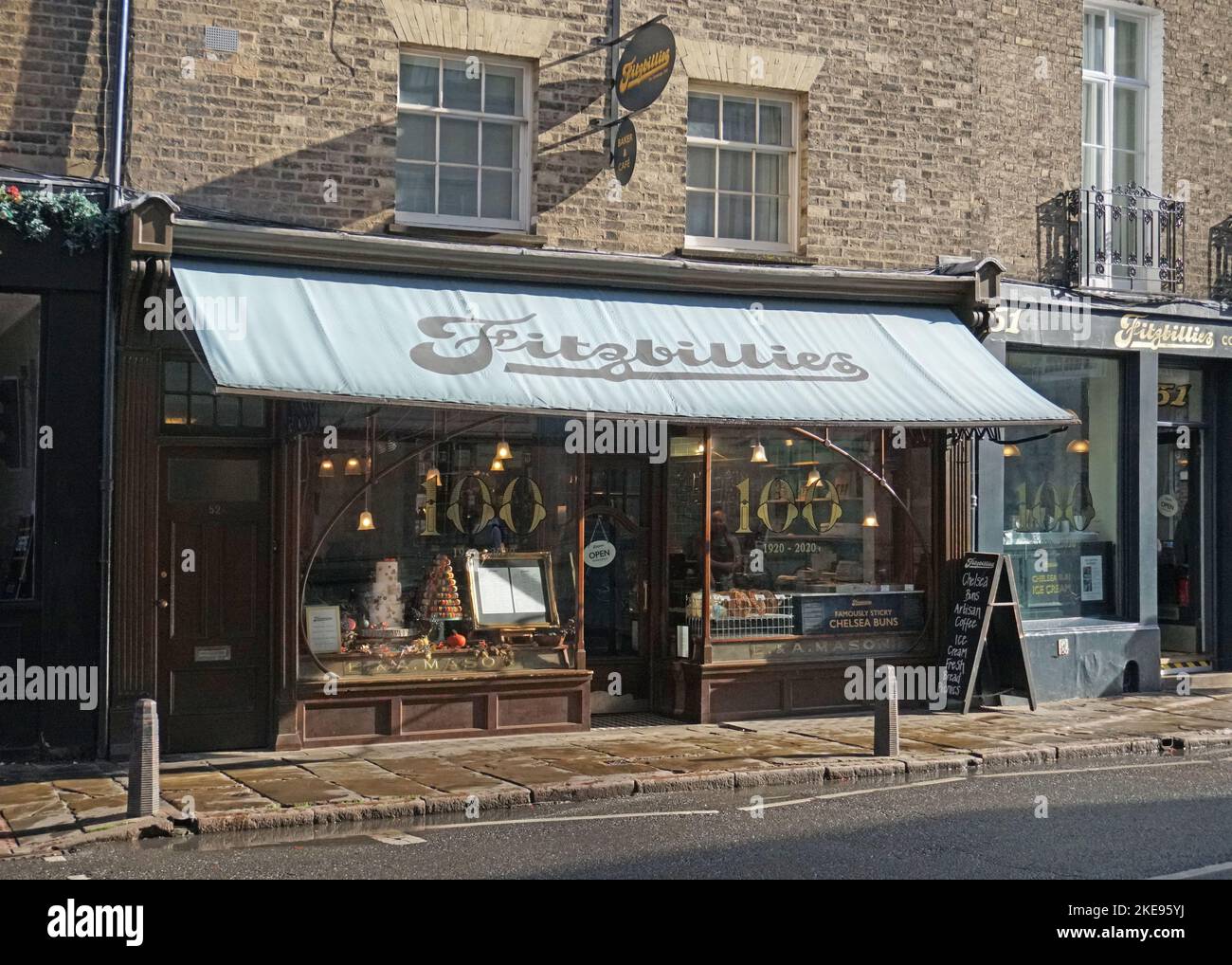 Fitzbillies Bakery in Cambridge, UK. Photo by Dennis Brack Photograph