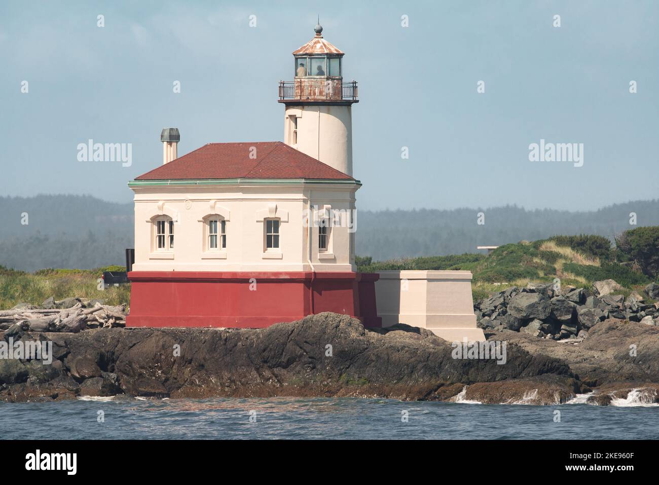 Coquille River Lighthouse is located near Bandon, Oregon and was formerly known as Bandon