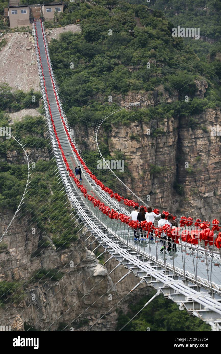 Aerial Photos Show The World s Longest Glass Suspension Bridge aerial-photos-show-the-world-s-longest-glass-suspension-bridge