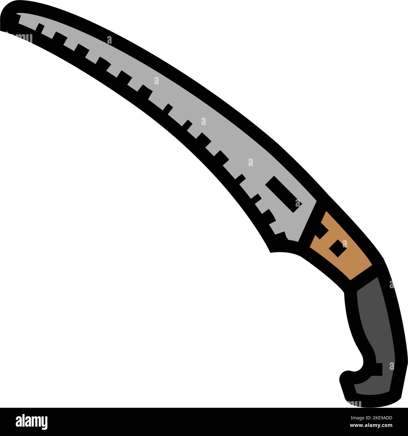 pruning saw color icon vector illustration Stock Vector Image & Art - Alamy
