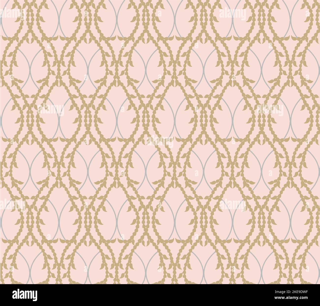 Pink and white damask vector seamless pattern. Vintage, paisley elements. Traditional, Turkish motifs. Great for fabric and textile, wallpaper, and packaging. Stock Vector