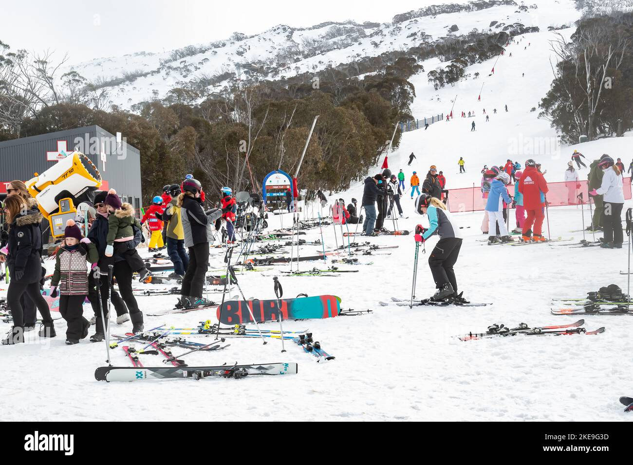 Thredbo ski resort is located within the Kosciuszko national park, in