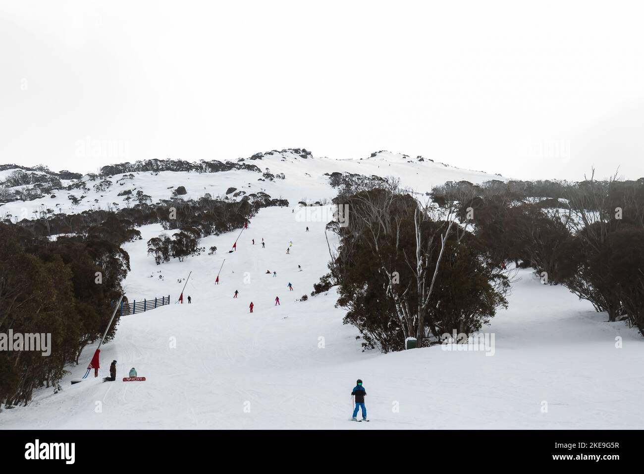 Thredbo ski resort, located within the Kosciuszko national park, in the