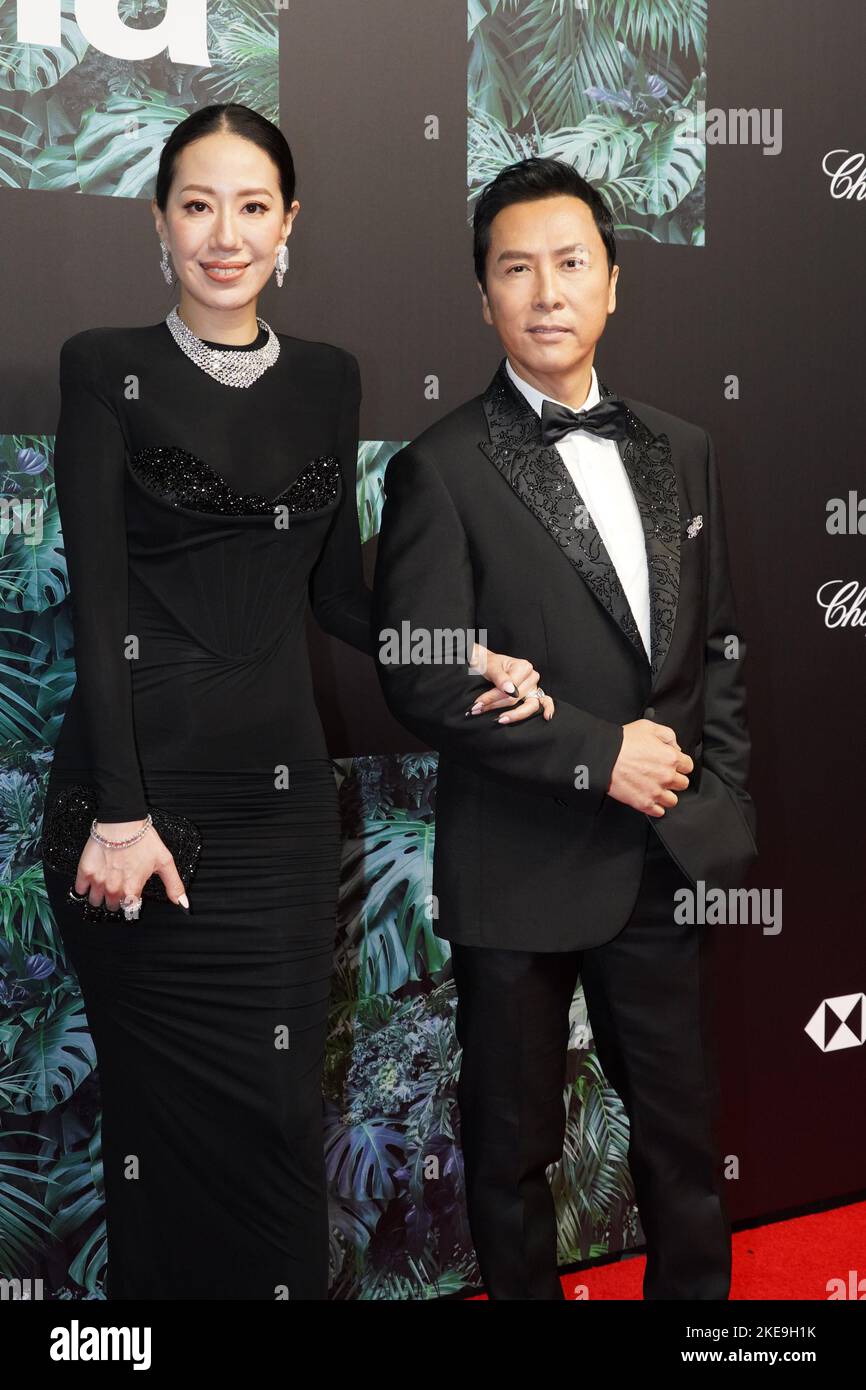 Hong Kong actor martial artist and action director Donnie Yen attends Hong Kong actor martial artist and action director Donnie Yen attends