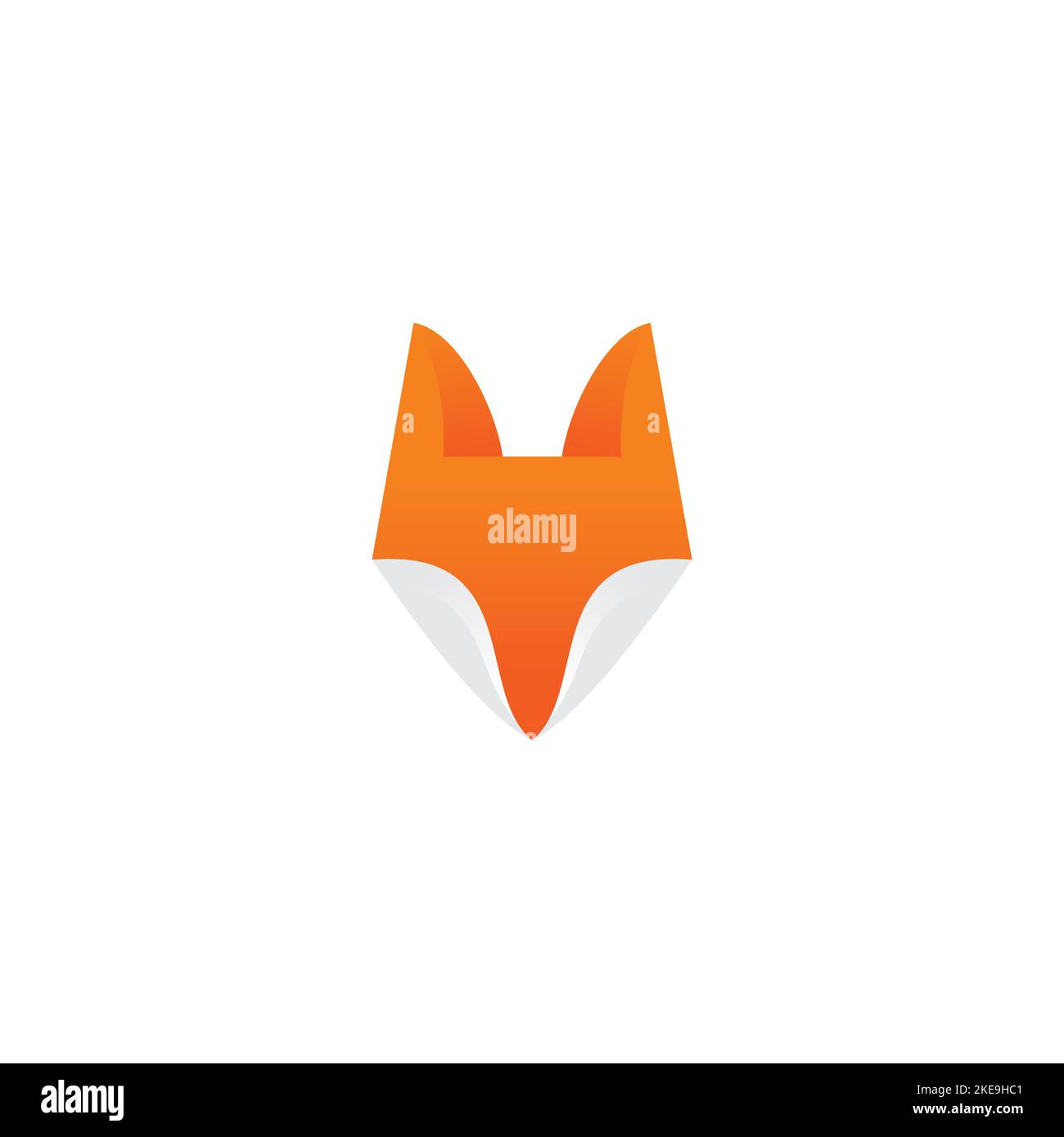 Fox Head Logo Vector Design Stock Vector Image & Art - Alamy