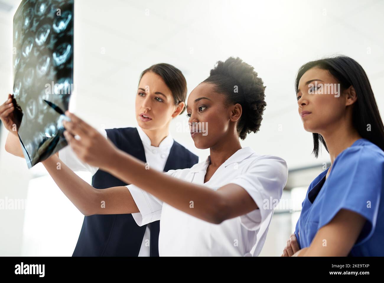 Your health is of the utmost importance. doctors in a hospital. Stock Photo