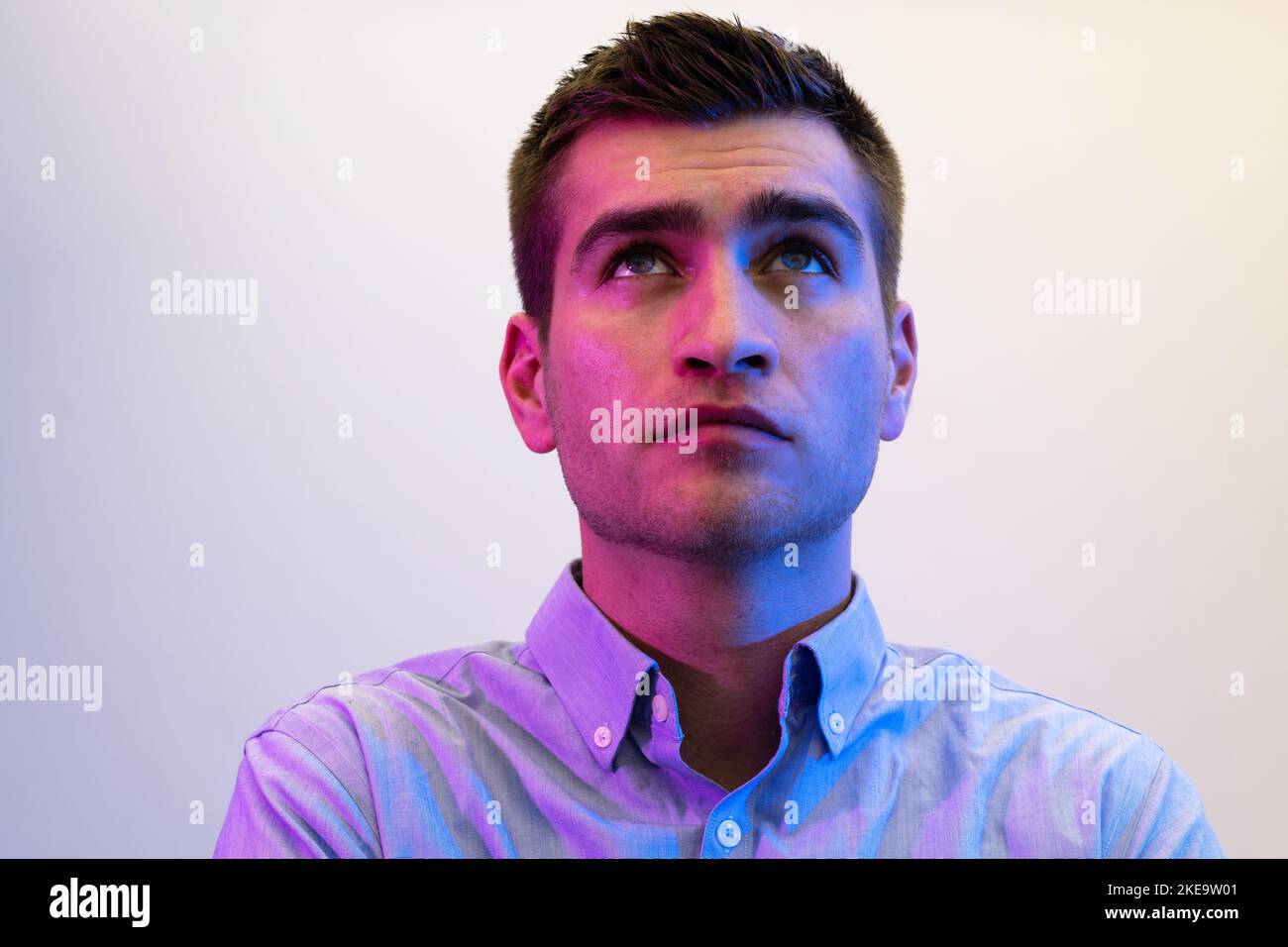 Fashion model blazer young man tie hi-res stock photography and images ...