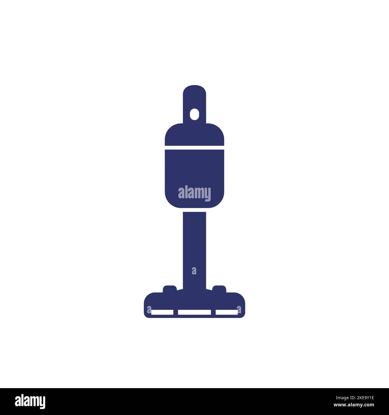 cordless vacuum cleaner icon on white, vector Stock Vector Image & Art