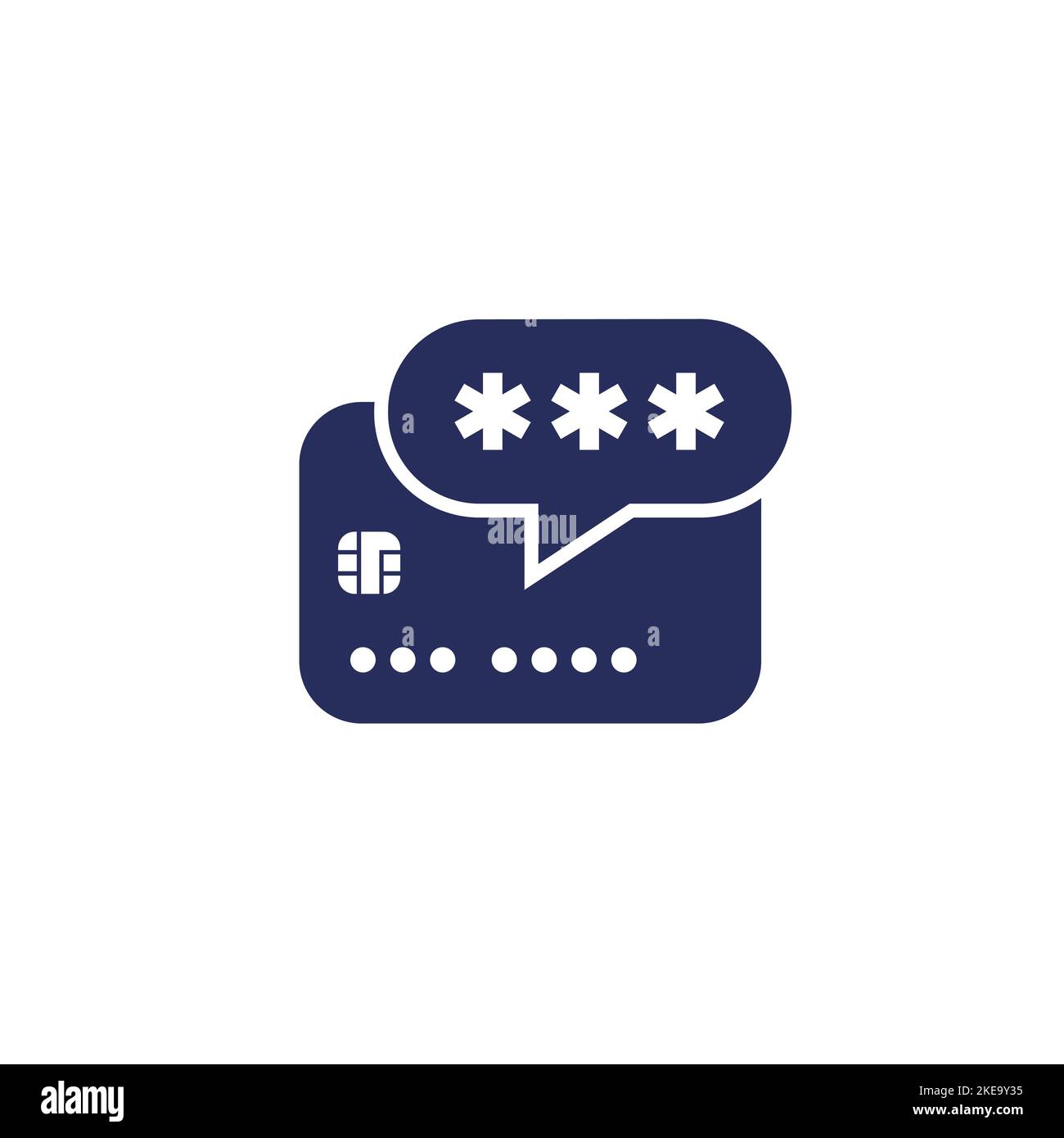 card PIN code icon on white Stock Vector Image & Art Alamy