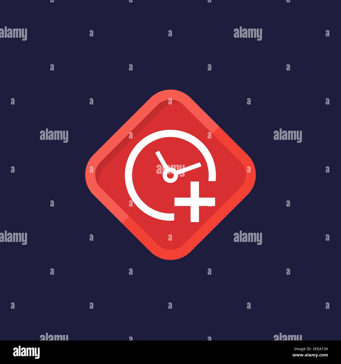 Overtime icon working time vector stock vector image art alamy