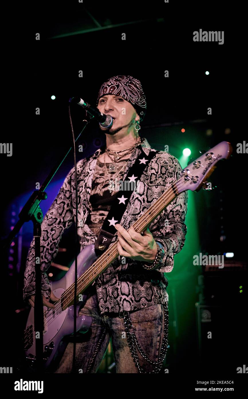 Blitz, Performing live at Hard Rock Hell XV, November 2022, photos by John Lambeth. Stock Photo