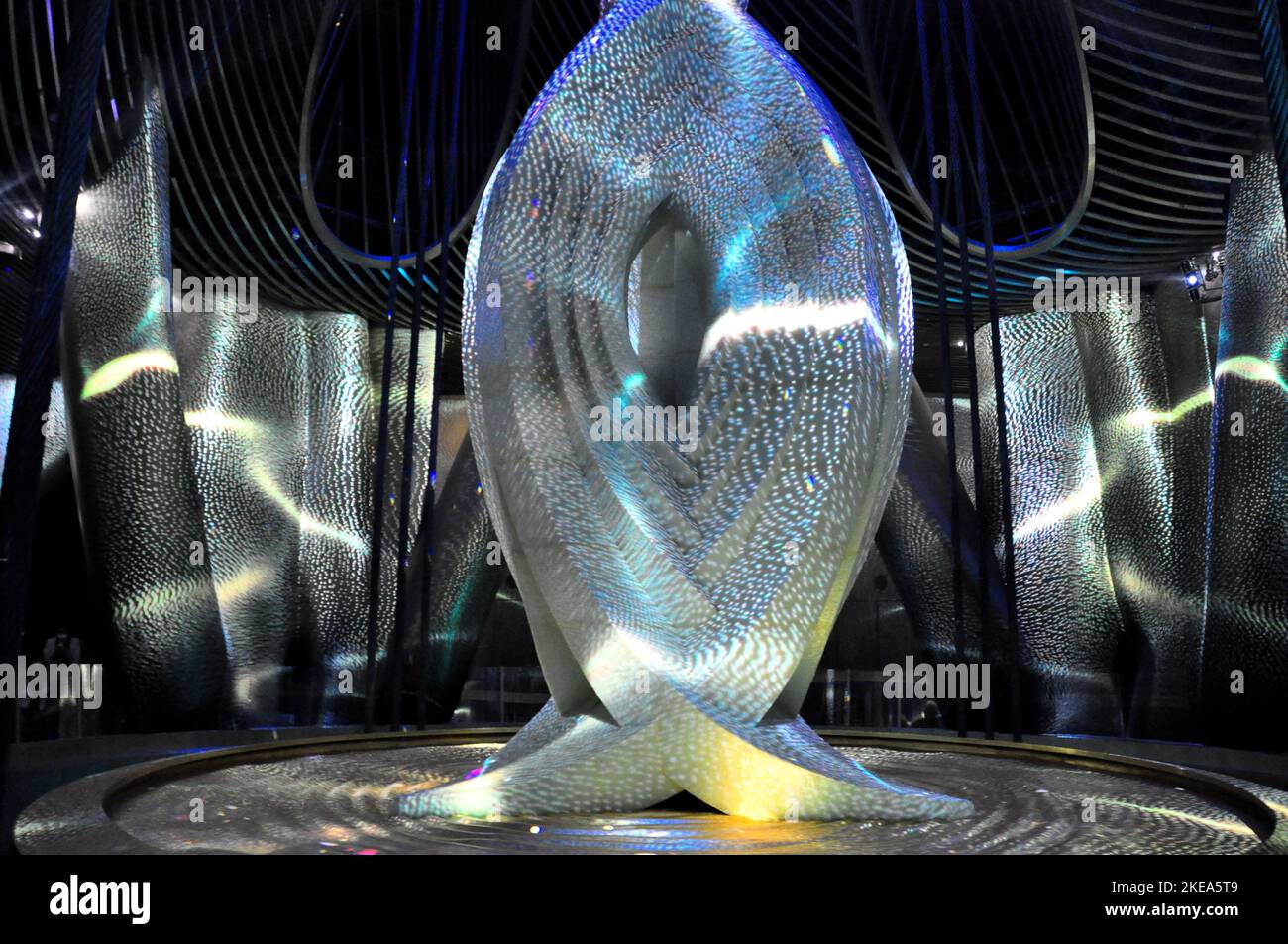 The Shanghai Huiyan Damper which is the heavest damper in the world in