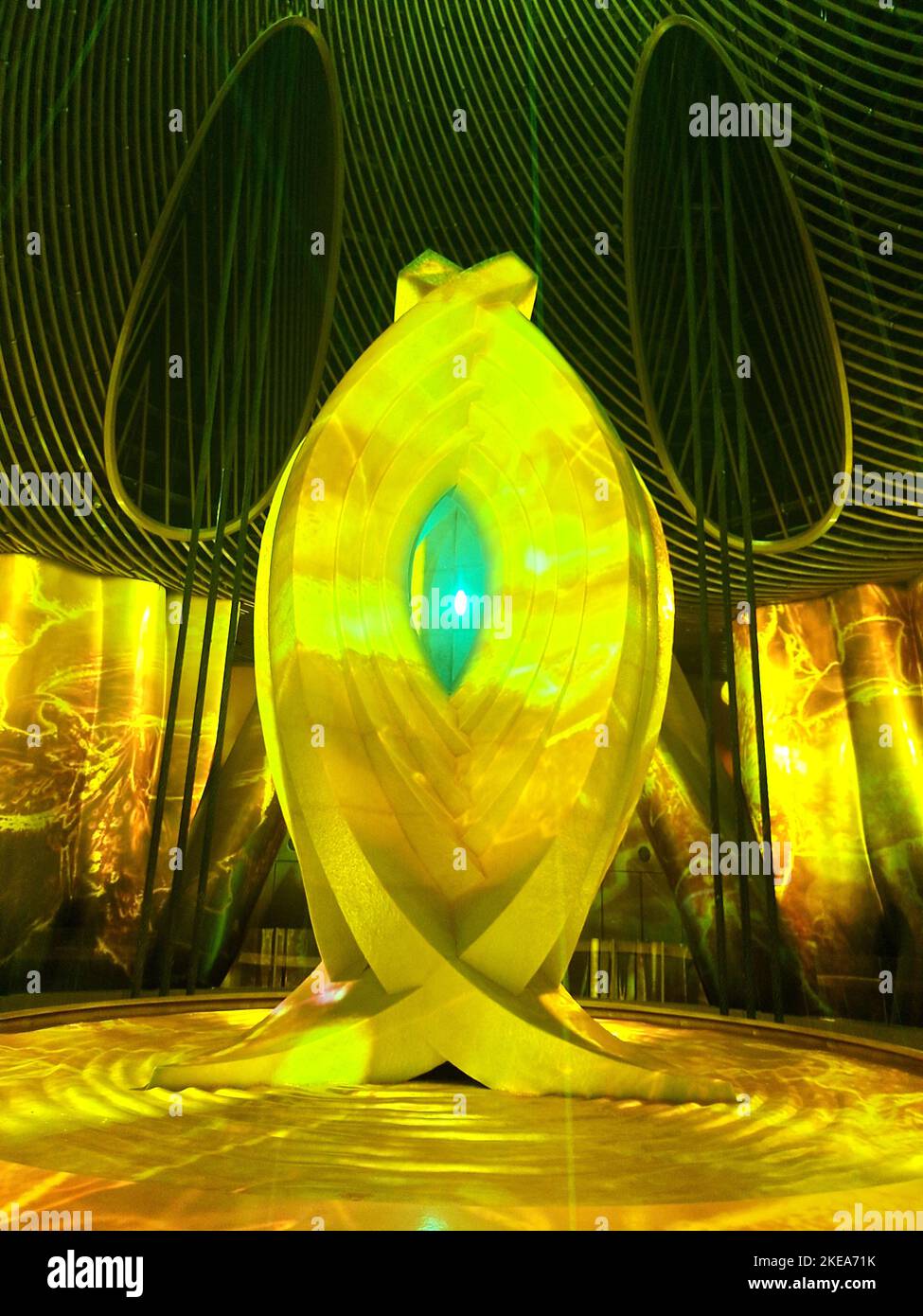 The Shanghai Huiyan Damper which is the heavest damper in the world in