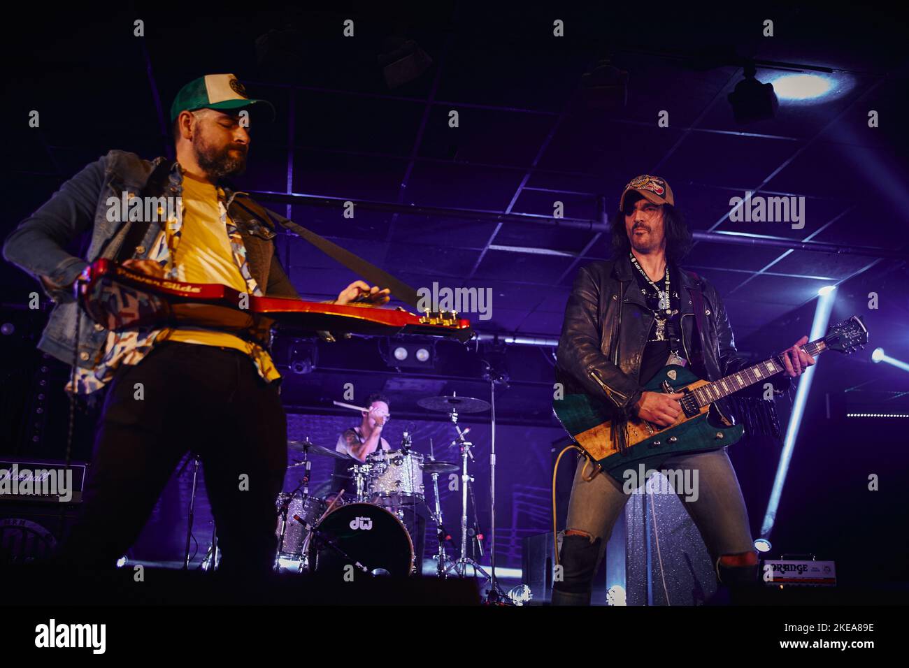 The Outlaw Orchestra, Performing live at Hard Rock Hell XV, November 2022, photos by John Lambeth. Stock Photo