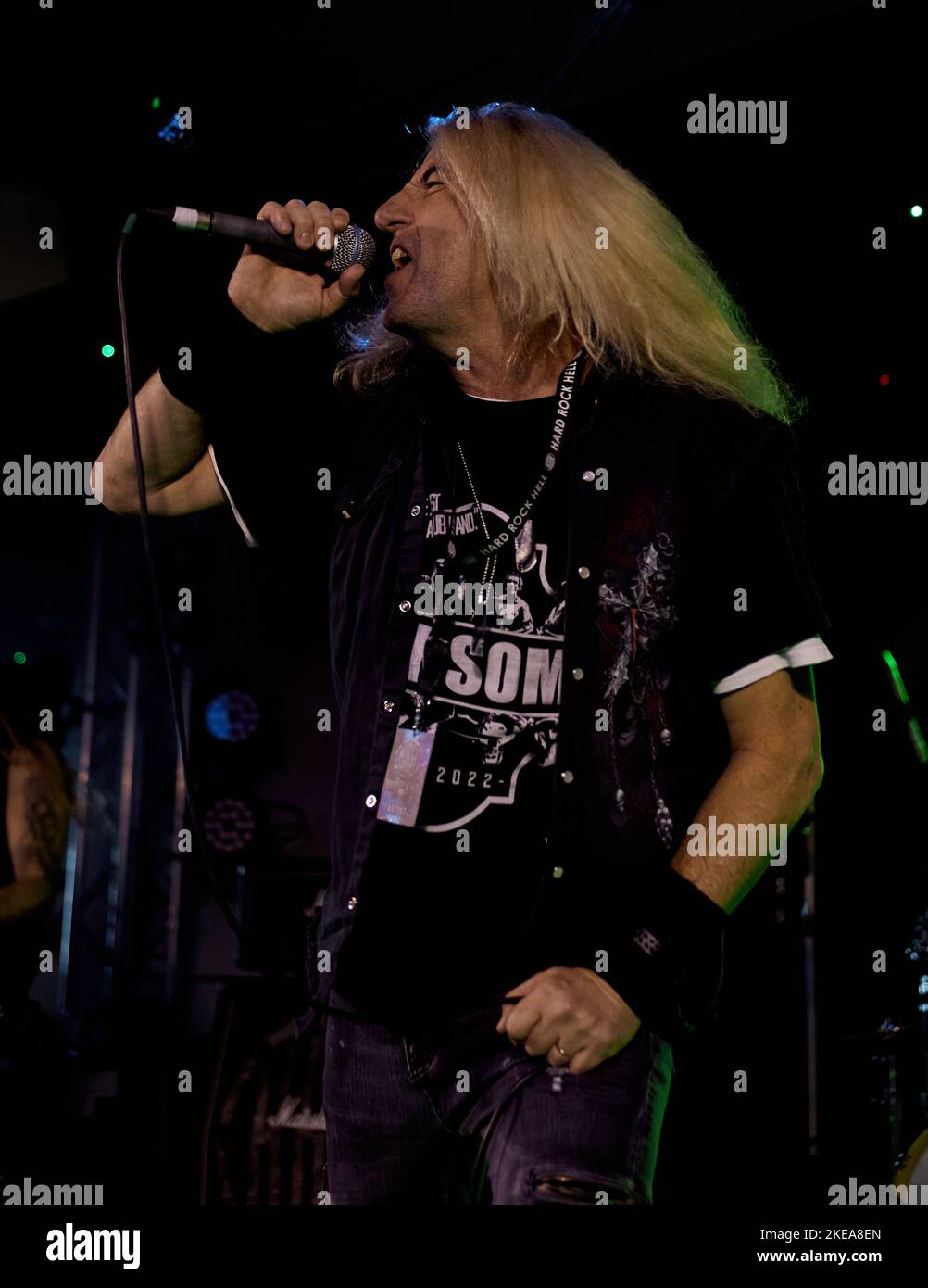 Ransom, Performing live at Hard Rock Hell XV, November 2022, photos by John Lambeth. Stock Photo