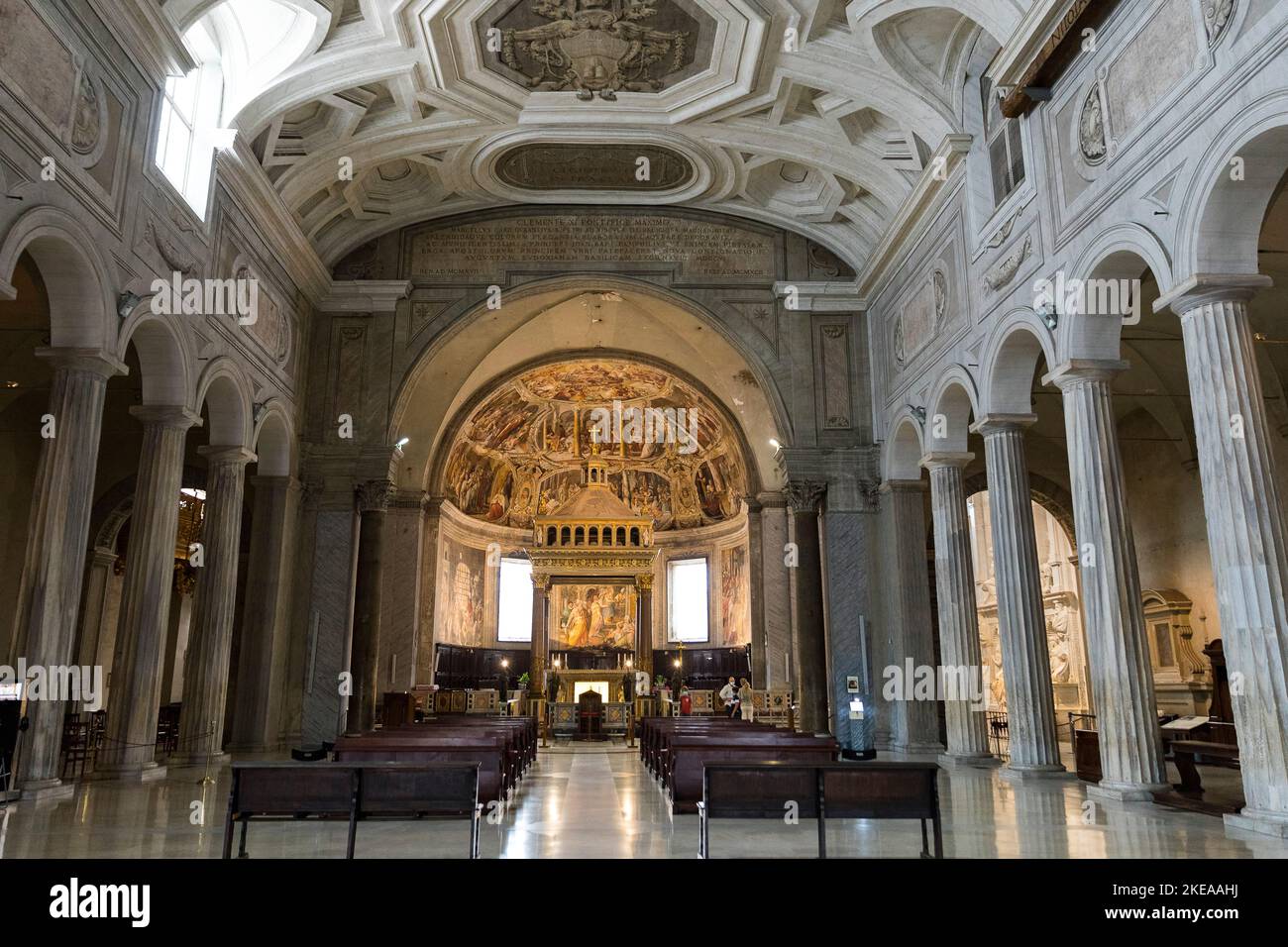 Basilica di San Pietro in Vincoli, Rome, Lazio, Italy, Europe Stock Photo