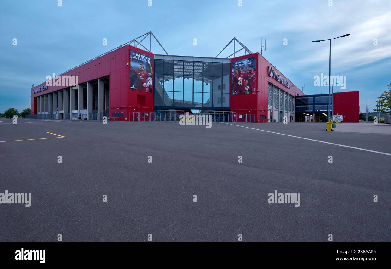 Visiting MEWA arena in Mainz, Germany Stock Photo