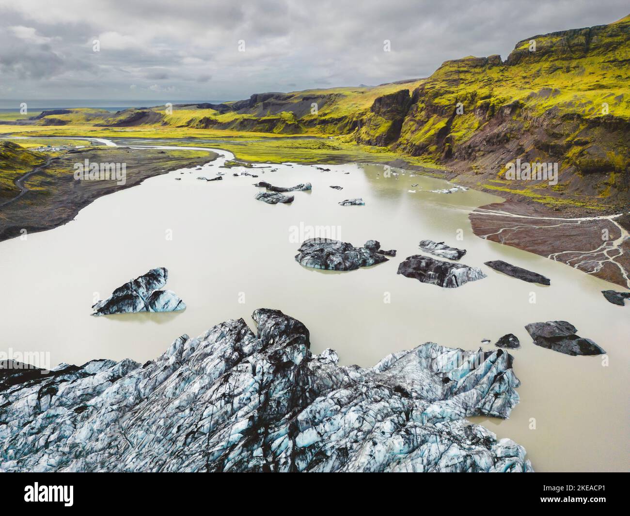 Aerial view hiking team hi-res stock photography and images - Alamy