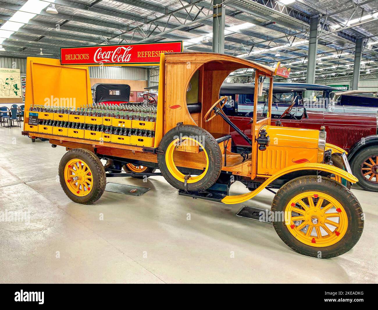 A Model T Ford Coca Cola Truck on Display at the National Transport ...