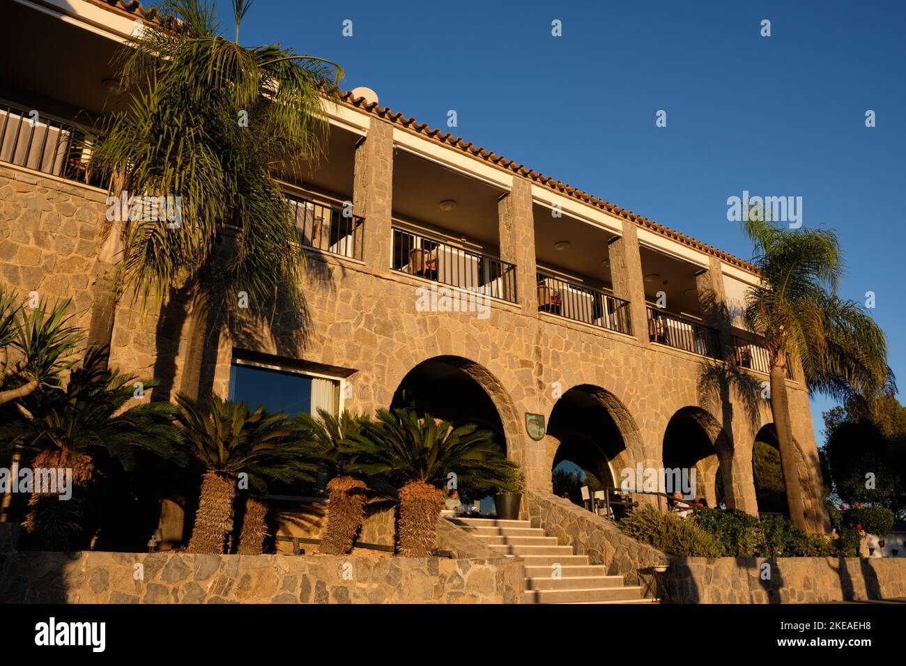 Parador Hotel Gibralfaro, Málaga, Spain. Stock Photo