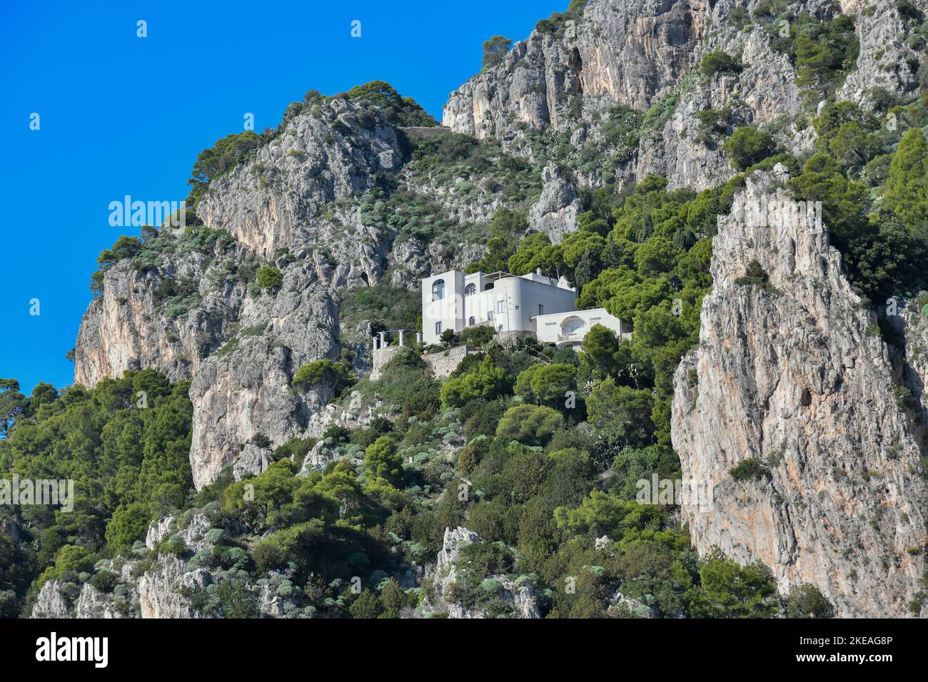 Pablo Neruda house, Capri, Italy Stock Photo Alamy
