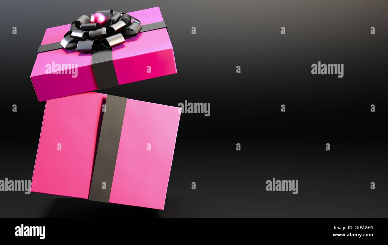 3d black ribbon png hi-res stock photography and images - Alamy