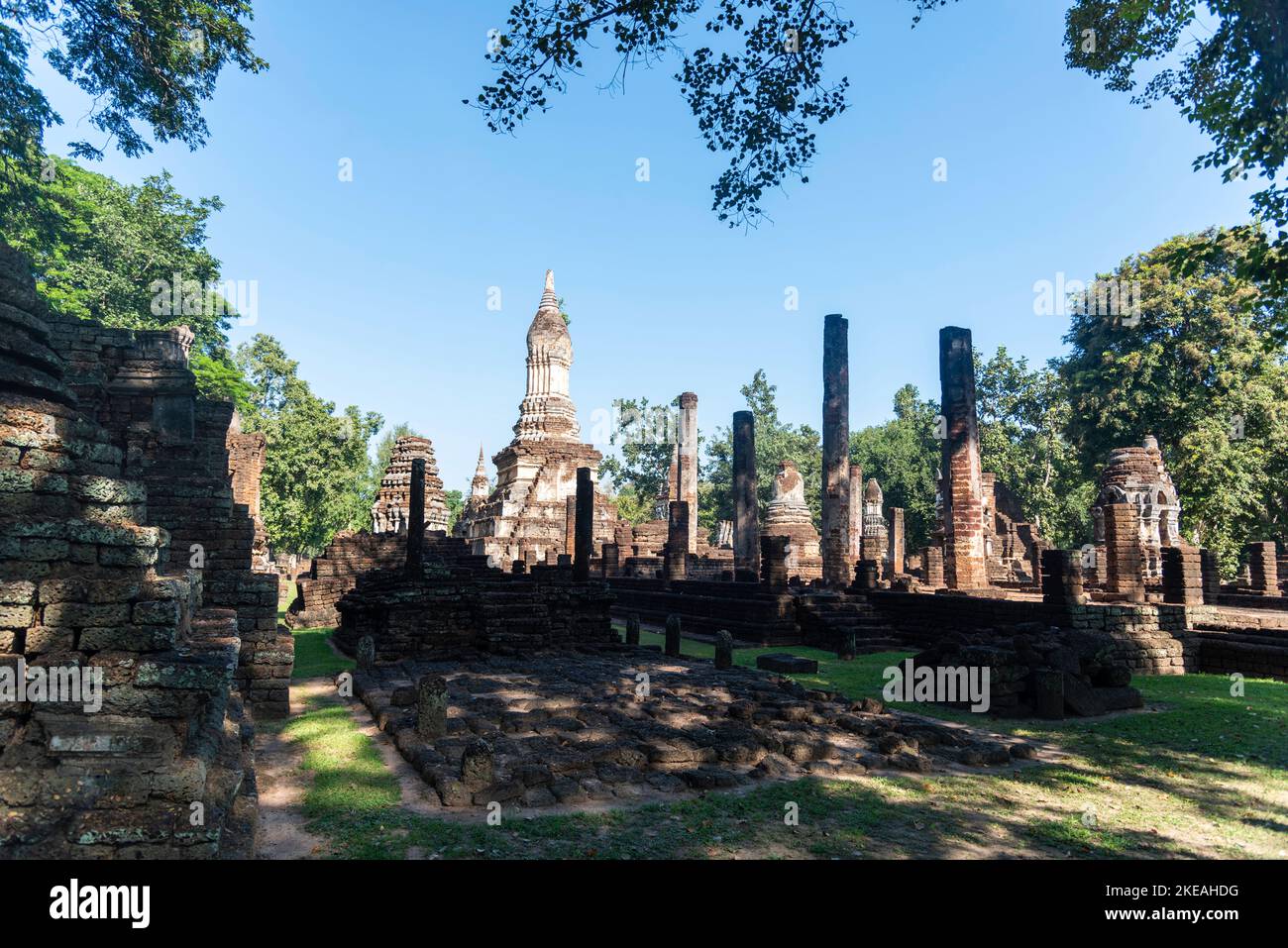 Templo del Buda Esmeralda (W  at Phra Kaew): el templo budista más famoso y venerado de todo Tailandia tiene esta distinción Stock Photo