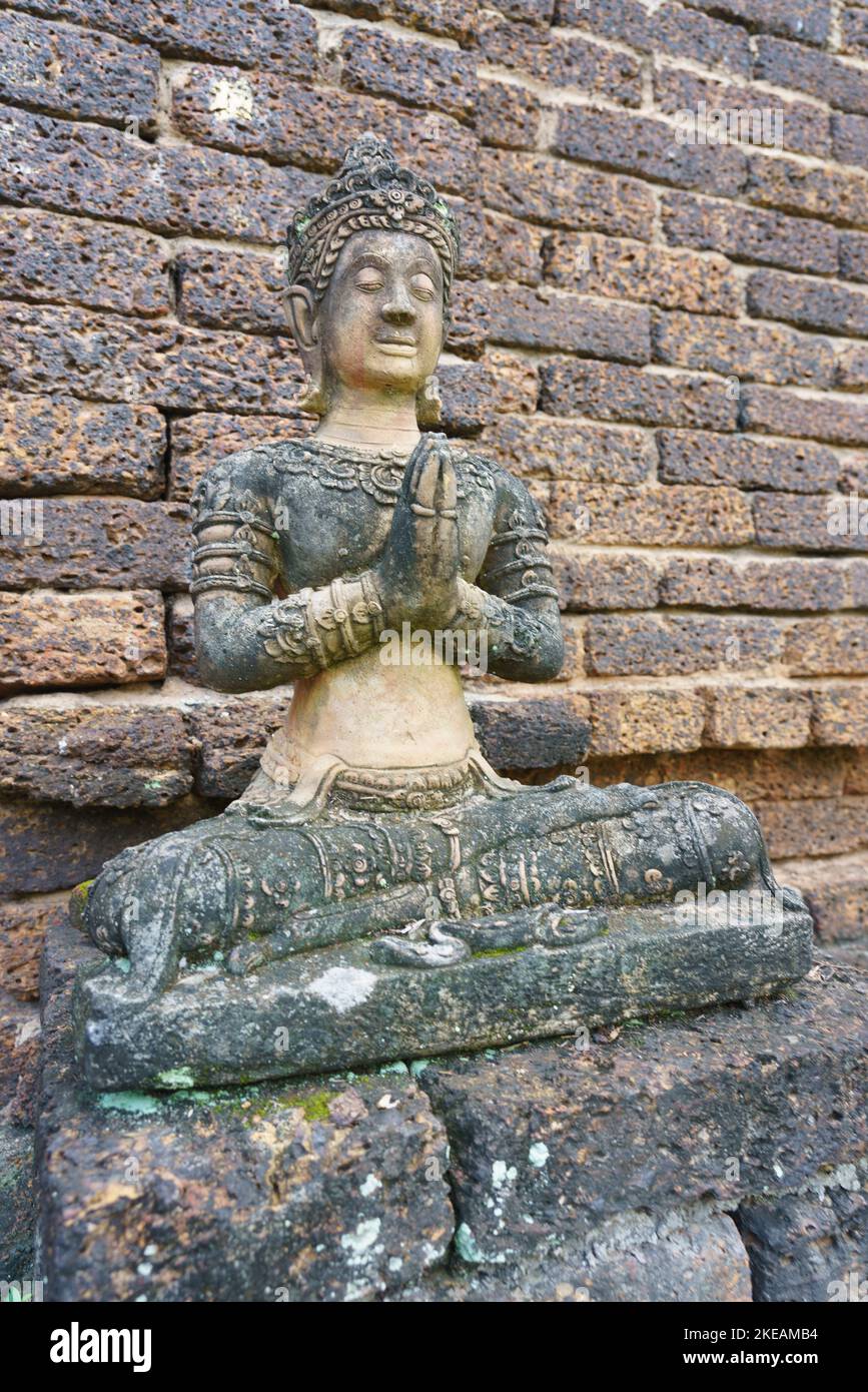 Wat Jed Yod, built in 1497, is a large active temple where monks live