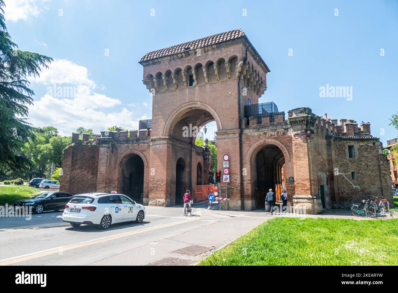 Bologna, Italy - 05-01-2021: The beautiful Porta Saragozza in Bologna Stock Photo