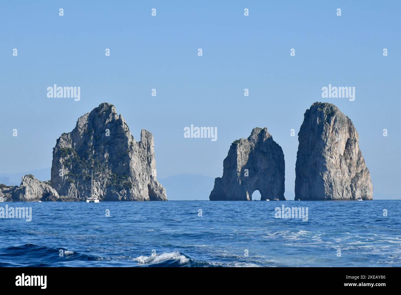 Faraglioni rocks trips capri hi-res stock photography and images - Alamy