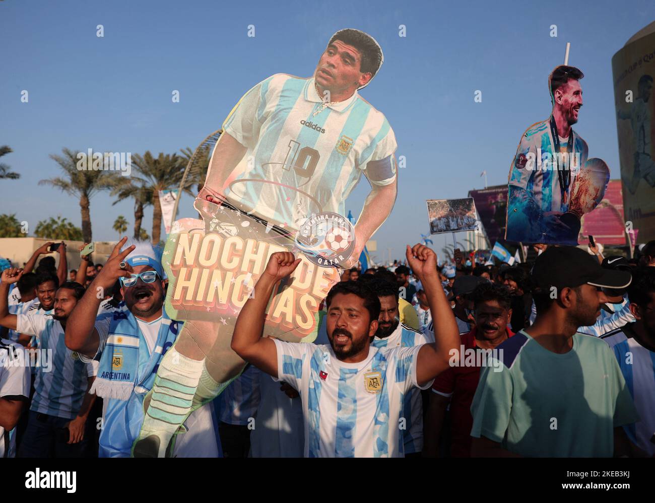 Messi maradona fans hires stock photography and images Alamy