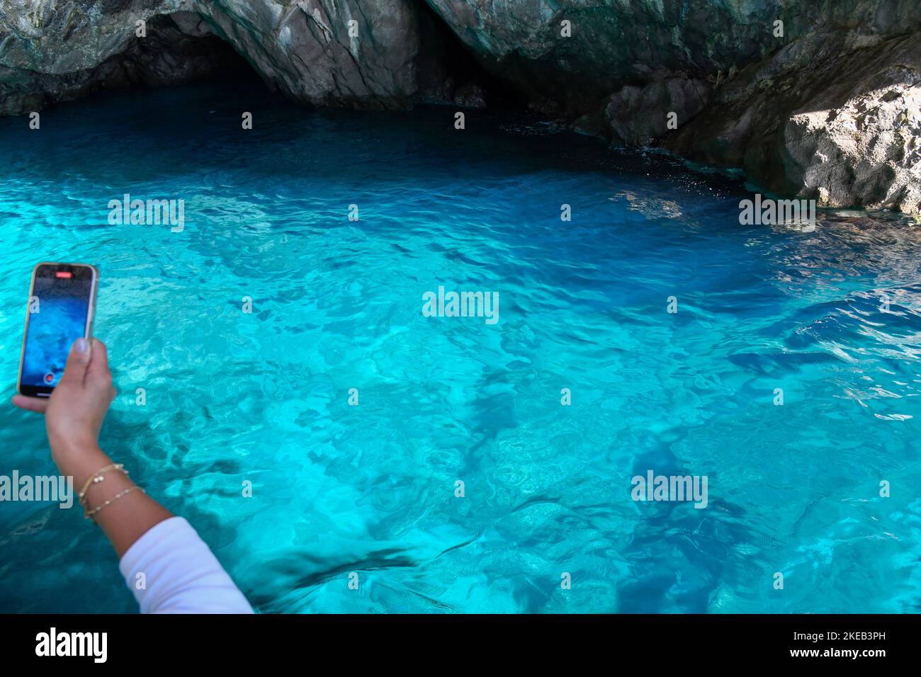 Green Grotto, Capri, Italy Stock Photo Alamy
