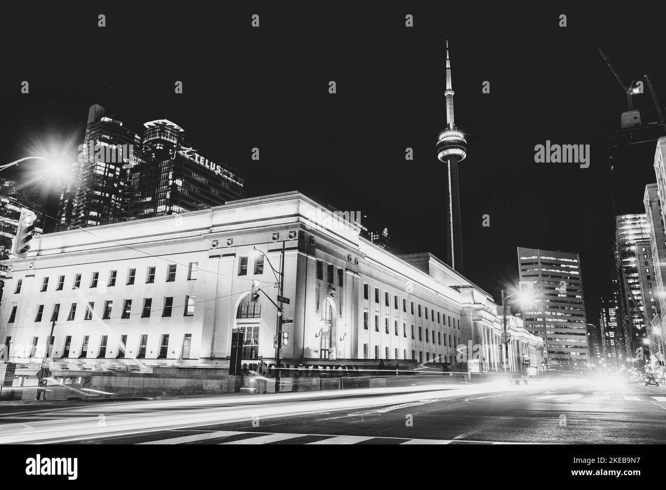 Toronto architecture cn Black and White Stock Photos & Images - Alamy