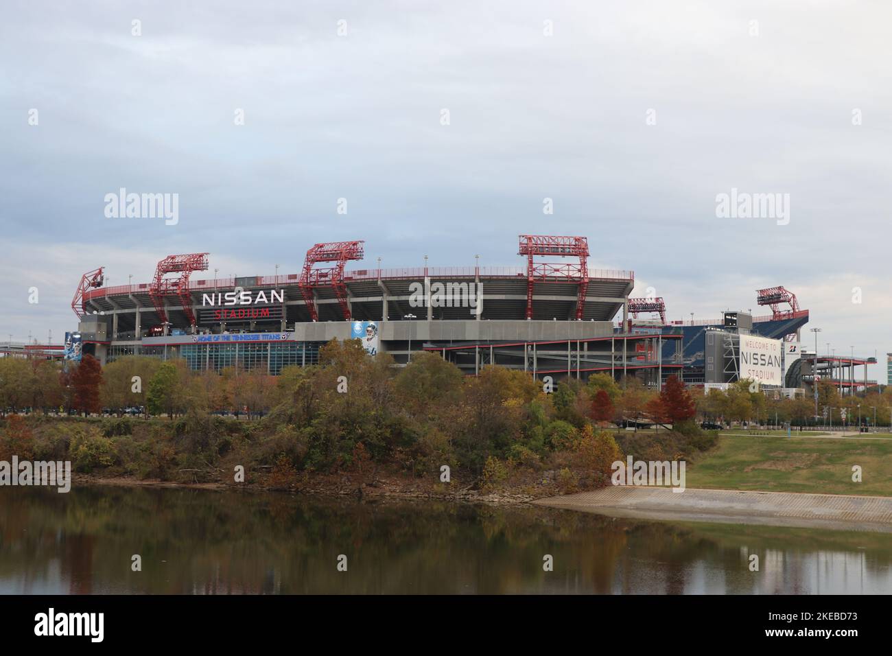Nissan Stadium in Nashville, home of the Nashville Titans Stock Photo