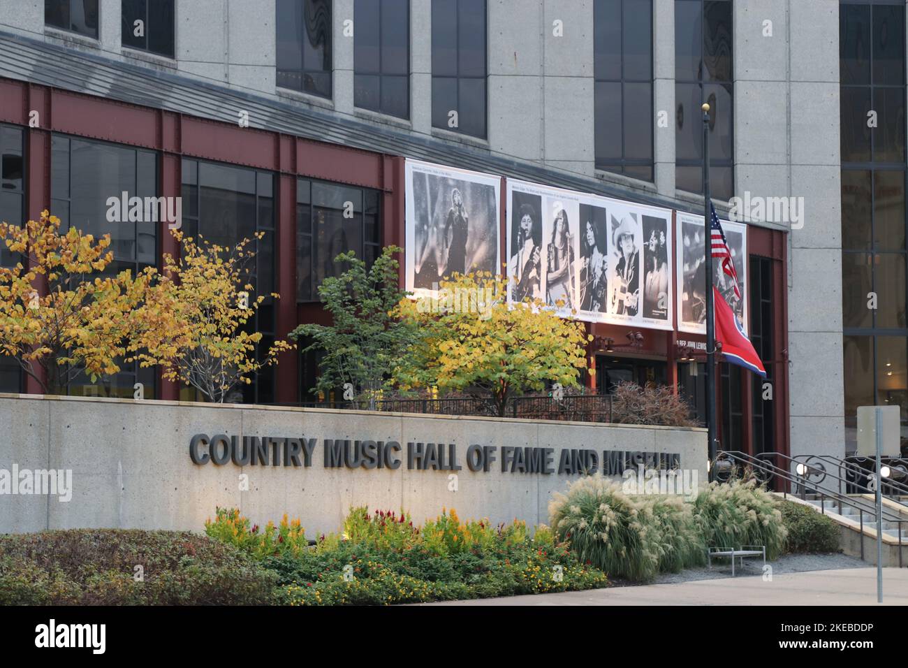 Country Music Hall of Fame sign in Nashville Stock Photo - Alamy