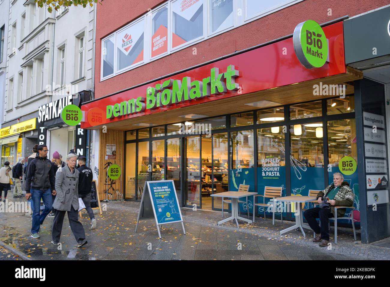 Denns Biomarkt, Mehringdamm, Kreuzberg, Friedrichshain-Kreuzberg, Berlin, Deutschland Stock Photo