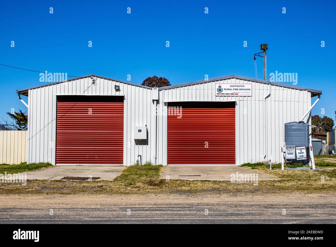 The Deepwater Fire Station buildings in Deepwater, New South Wales